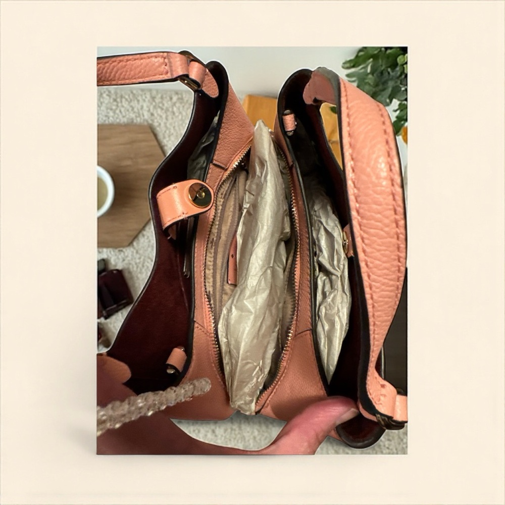 Kate Spade Blush Shoulder Bag/tote with Bow Accent - Picture 10 of 15